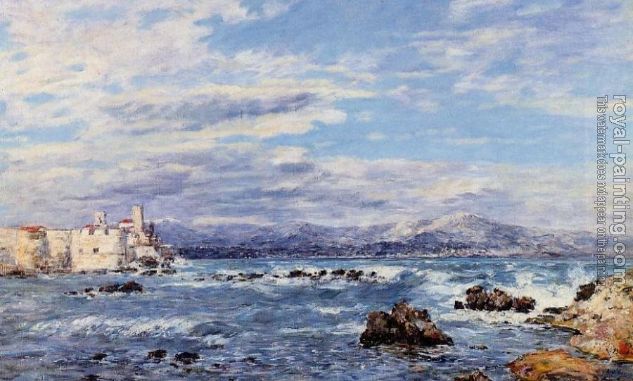 Eugene Boudin : A Gusty Northwest Wind at Antibes